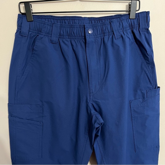 Carhartt Force Essentials Straight Leg Scrub Pants Blue size Medium Short - Picture 2 of 10